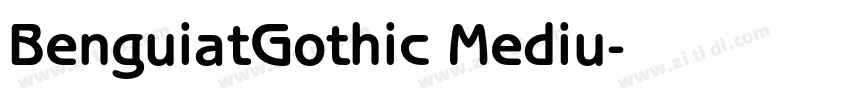 BenguiatGothic Mediu字体转换